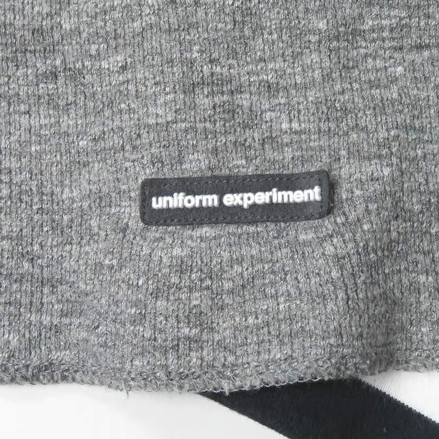 ユニフォームエクスペリメント uniform experiment 日本製 ORGANIC ULTIMATE COTTON WAFFLE RIBBED CREW NECK CUT&SEWN ワッフルカットソー UE-101063 2 |  | 05