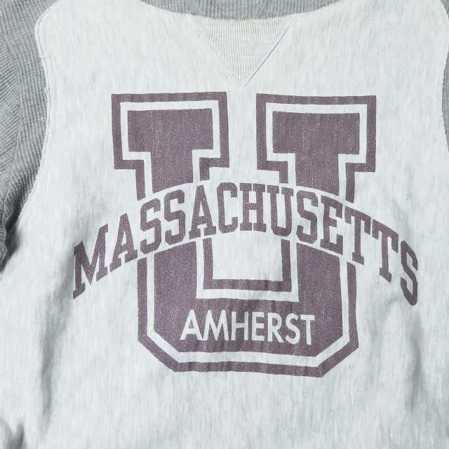 インク ink 日本製 Remake Sweat Shirts “BEASTIE BOYS” ドッキングリメイクスウェット M グレー トレーナー 解体 再構築 1点物 トップス |  | 04