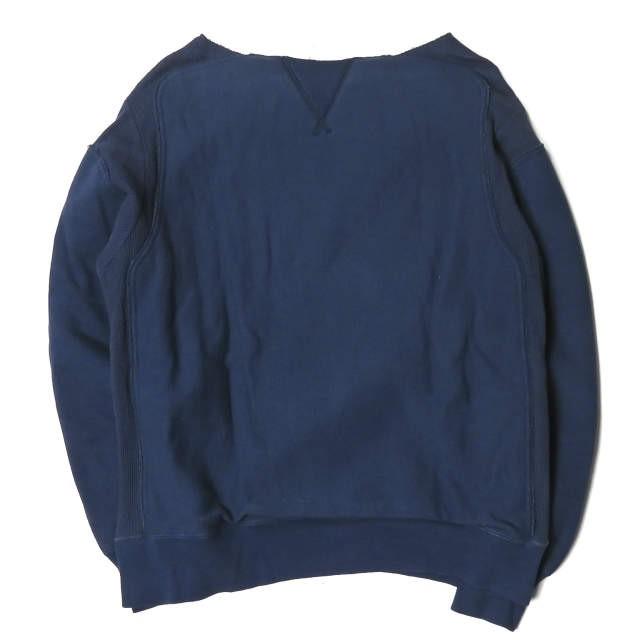 インク ink 日本製 Remake Sweat Shirts “BEASTIE BOYS” ドッキングリメイクスウェット L ネイビー トレーナー 解体 再構築 1点物 トップス |  | 01