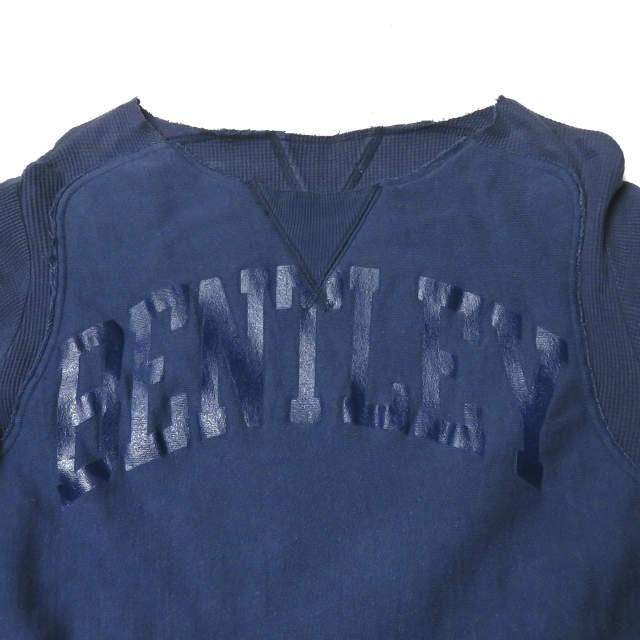 インク ink 日本製 Remake Sweat Shirts “BEASTIE BOYS” ドッキングリメイクスウェット L ネイビー トレーナー 解体 再構築 1点物 トップス |  | 02