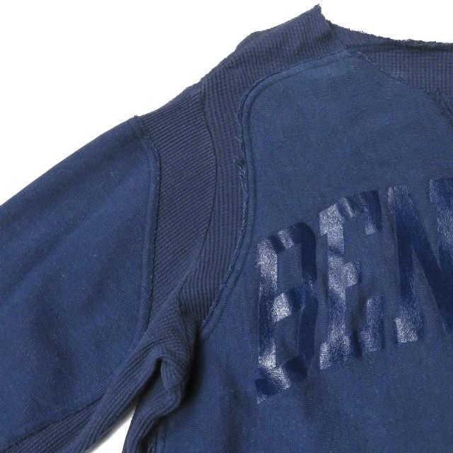 インク ink 日本製 Remake Sweat Shirts “BEASTIE BOYS” ドッキングリメイクスウェット L ネイビー トレーナー 解体 再構築 1点物 トップス |  | 04