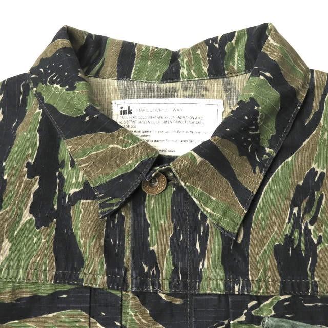 インク ink 日本製 Remake G-JKT “Tiger Camo” タイガーカモ 1stリメイクジャケット M カモフラージュ ブルゾン リップストップ アウター |  | 02