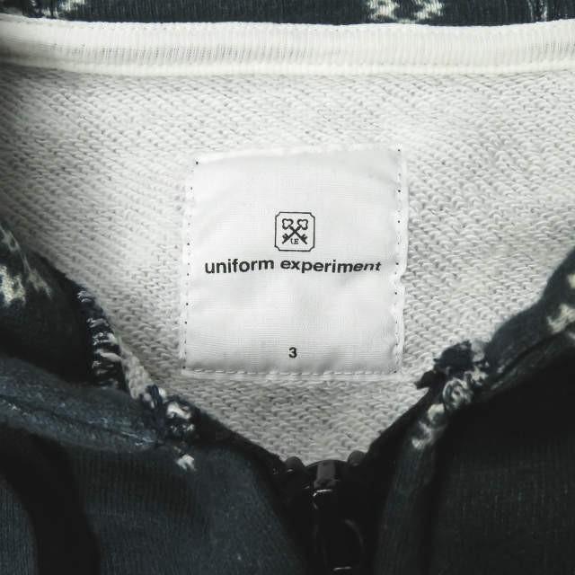 ユニフォームエクスペリメント uniform experiment NORDIC PRINT ZIP-UP SWEAT PARKA ノルディックプリント ジップアップスウェットパーカー UE-123082 3(L) |  | 02