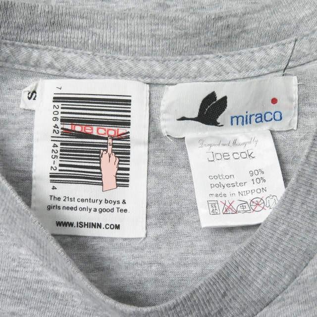 ミラコ ジョーコック miraco x Joe cok 別注 日本製 40着限定 ARMY OF ME Tシャツ S グレー 半袖 TEE 刺繍 トップス |  | 03
