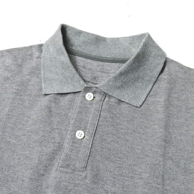 ユニフォームエクスペリメント uniform experiment 日本製 COTTON SEED STITCH BORDER S/S POLO ボーダー鹿の子ポロシャツ UE-110067 1 グレー 半袖 トップス |  | 03