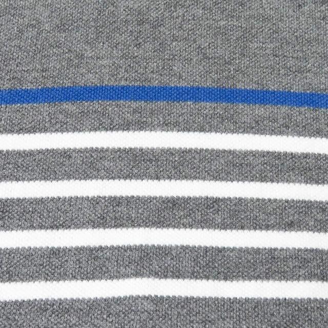 ユニフォームエクスペリメント uniform experiment 日本製 COTTON SEED STITCH BORDER S/S POLO ボーダー鹿の子ポロシャツ UE-110067 1 グレー 半袖 トップス |  | 06