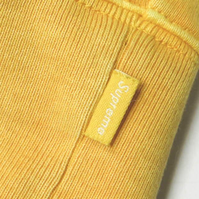 Supreme シュプリーム 17SS Overdyed Hooded Sweatshirt オーバーダイ スウェットプルオーバーパーカー S イエロー ロゴ刺繍  ☆☆j2903 |  | 07