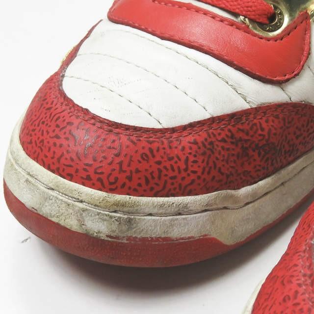 ア ベイシング エイプ A BATHING APE BAPESTA ベイプスタ FS-038 US10(28cm) レッド/ホワイト/ゴールド エナメル スニーカー シューズ |  | 04