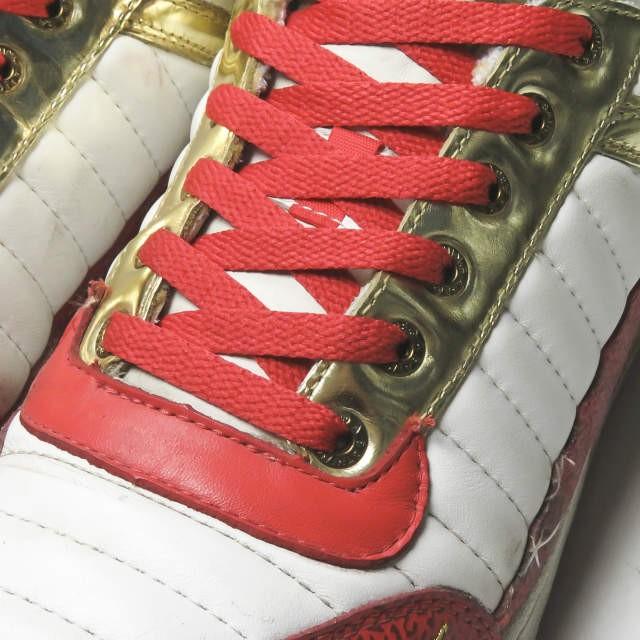 ア ベイシング エイプ A BATHING APE BAPESTA ベイプスタ FS-038 US10(28cm) レッド/ホワイト/ゴールド エナメル スニーカー シューズ |  | 06