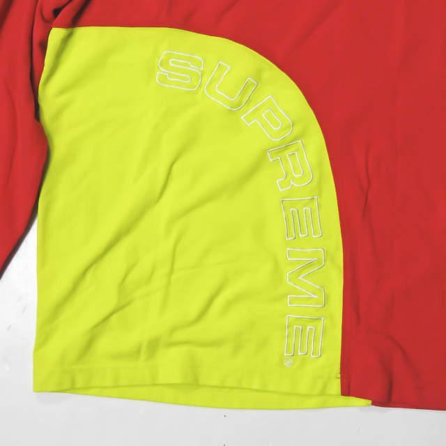 シュプリーム Supreme 18ss Corner Arc L S Polo コーナーアークロゴロングスリーブポロシャツ M レッド 長袖 鹿の子 トップス J2977 Loopヤフーショッピング店 通販 Yahoo ショッピング