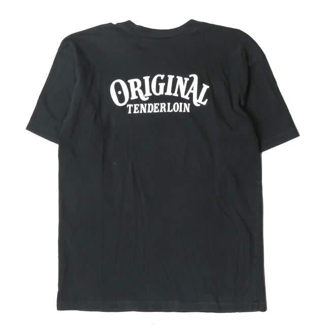 テンダーロイン TENDERLOIN 日本製 GENUINE PARTS TEE ロゴプリントTシャツ M ブラック 半袖 KSEVEN スカル サークル トップス |  | 01