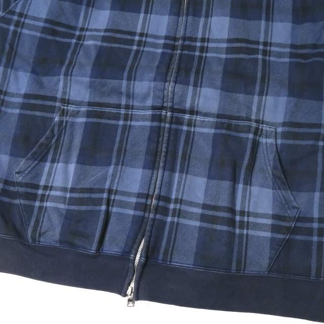 ア ベイシング エイプ A BATHING APE 日本製 チェック スウェットフルジップパーカー L ネイビー ラブジェネ ラグラン BAPE トップス |  | 06