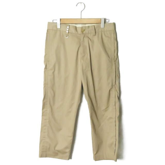 ユニフォームエクスペリメント uniform experiment 日本製 side line twill cropped pants