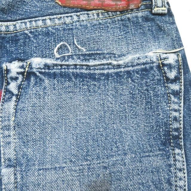 キャピタル KAPITAL 日本製 リペア&ダメージ加工 セルビッチテーパードデニムパンツ 29 インディゴ ボタンフライ KIRO HIRATA ジーンズ |  | 11