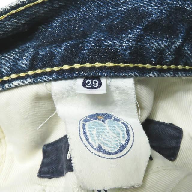 キャピタル KAPITAL 日本製 リペア&ダメージ加工 セルビッチテーパードデニムパンツ 29 インディゴ ボタンフライ KIRO HIRATA ジーンズ |  | 14