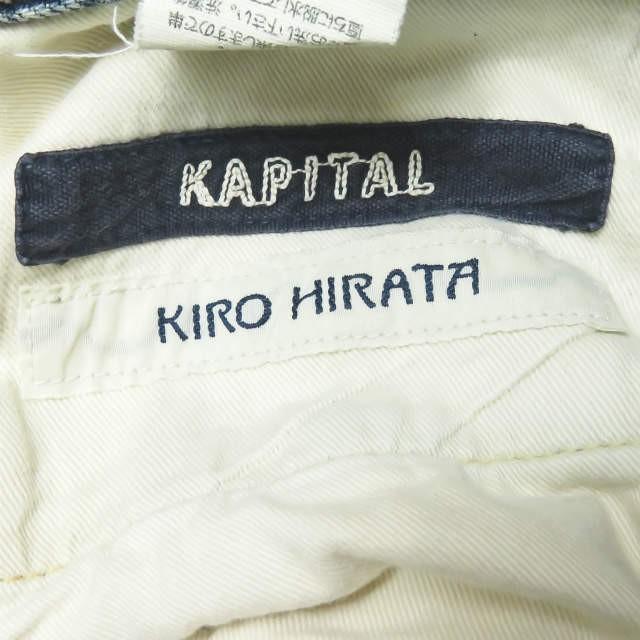 キャピタル KAPITAL 日本製 リペア&ダメージ加工 セルビッチテーパードデニムパンツ 29 インディゴ ボタンフライ KIRO HIRATA ジーンズ |  | 02