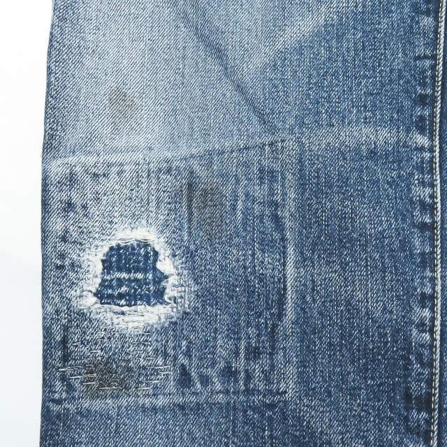 キャピタル KAPITAL 日本製 リペア&ダメージ加工 セルビッチテーパードデニムパンツ 29 インディゴ ボタンフライ KIRO HIRATA ジーンズ |  | 07