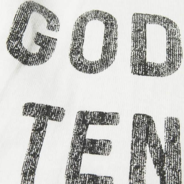 テンダーロイン TENDERLOIN 日本製 T-RAGLAN GOD BLESS 七分丈ラグランTシャツ L ブラック/ホワイト ロゴ トップス |  | 06