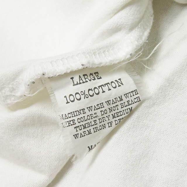 テンダーロイン TENDERLOIN 日本製 T-RAGLAN GOD BLESS 七分丈ラグランTシャツ L ブラック/ホワイト ロゴ トップス |  | 08