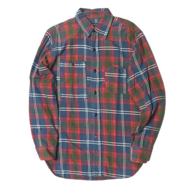 エンジニアードガーメンツ Engineered Garments アメリカ製 Work Shirt Twill Plaid ツイルチェックワークシャツ Xs ネイビー レッド グリーン等 J3190 Loopヤフーショッピング店 通販 Yahoo ショッピング