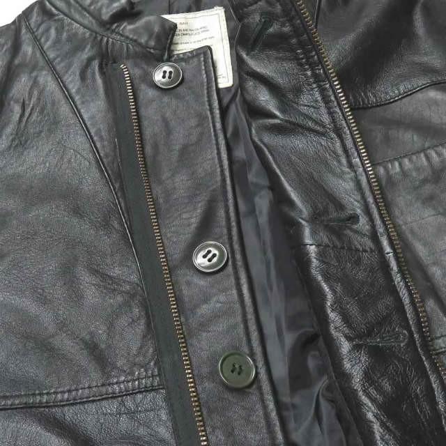 インク ink Remake Leather Riders Jacket Edward リメイクレザーライダースジャケット M ブラック 革ジャン ブルゾン シングル 羊革 アウター |  | 04