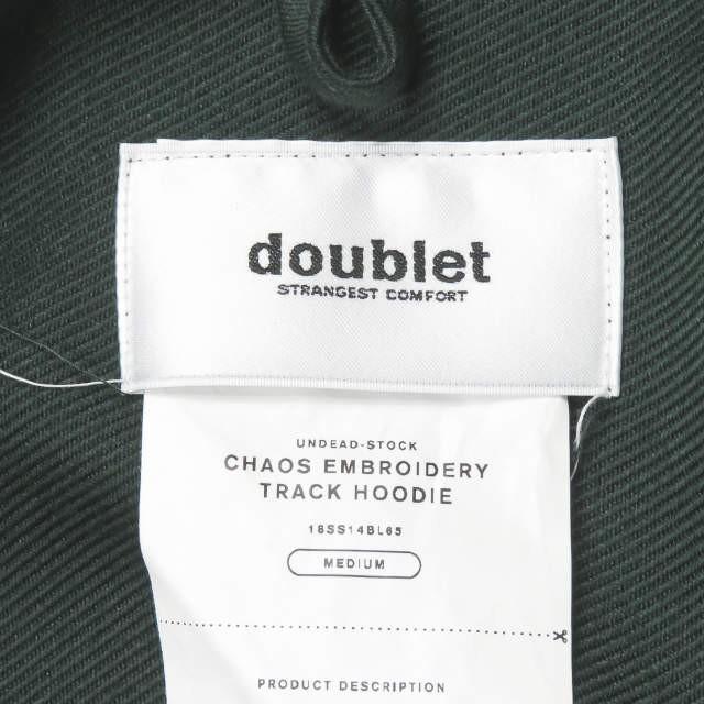 ダブレット doublet 18SS 日本製 CHAOS EMBROIDERY TRACK HOODIE ダブレット doublet 18SS 日本製 CHAOS EMBROIDERY TRACK HOODIE