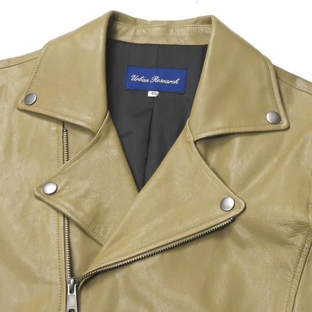 アーバンリサーチ URBAN RESEARCH ゴートレザーダブルライダース