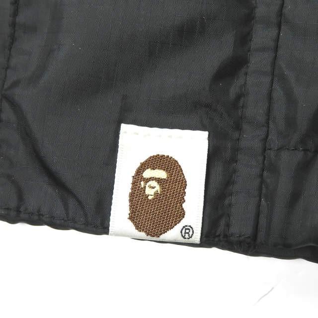 ア ベイシング エイプ A BATHING APE ロゴ刺繍ナイロン ア ベイシング エイプ A BATHING APE ロゴ刺繍ナイロン