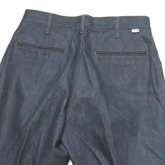 スタビライザー STABILIZER GNZ 日本製 0-27 TROUSER T/Cデニムトラウザーズパンツ W30 インディゴ 5P ジップフライ プレス ボトムス |  | 06