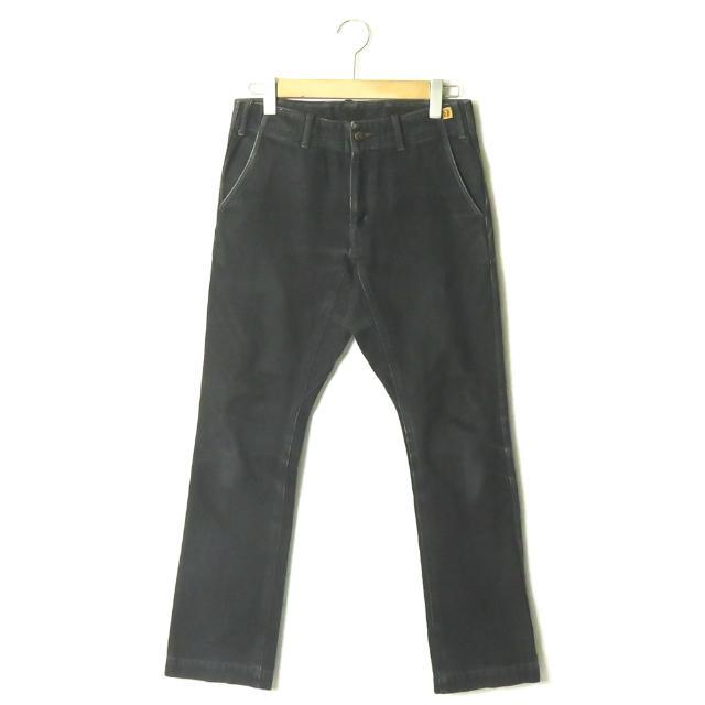 ブラウンバイツータックス スタビライザー BROWN by 2-tacs x STABILIZER GNZ 別注 13.5oz FLARE BLACK DENIM フレアブラックデニムパンツ B6-005 W30 | 