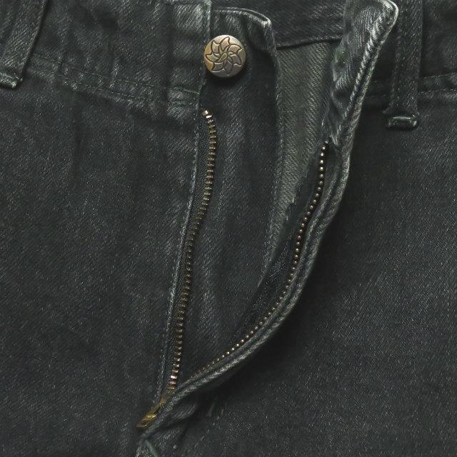ブラウンバイツータックス スタビライザー BROWN by 2-tacs x STABILIZER GNZ 別注 13.5oz FLARE BLACK DENIM フレアブラックデニムパンツ B6-005 W30 |  | 03