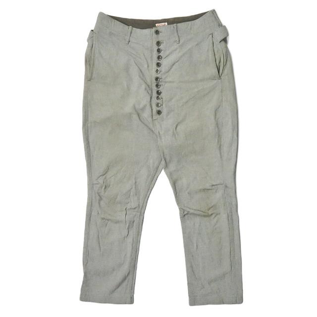 KAPITAL キャピタル 日本製 メランジピエロパンツ 1/S グレー サルエル テーパード ボトムス ☆☆j3322 | 