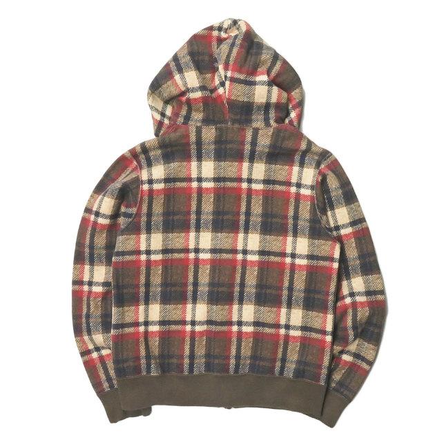 ア ベイシング エイプ A BATHING APE 日本製 ラブジェネチェック スウェットフルジップパーカー 1860-115-035 S レッド/ベージュ等 BAPE トップス |  | 01
