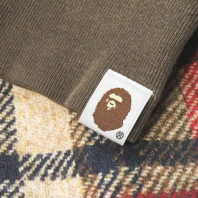ア ベイシング エイプ A BATHING APE 日本製 ラブジェネチェック スウェットフルジップパーカー 1860-115-035 S レッド/ベージュ等 BAPE トップス |  | 06