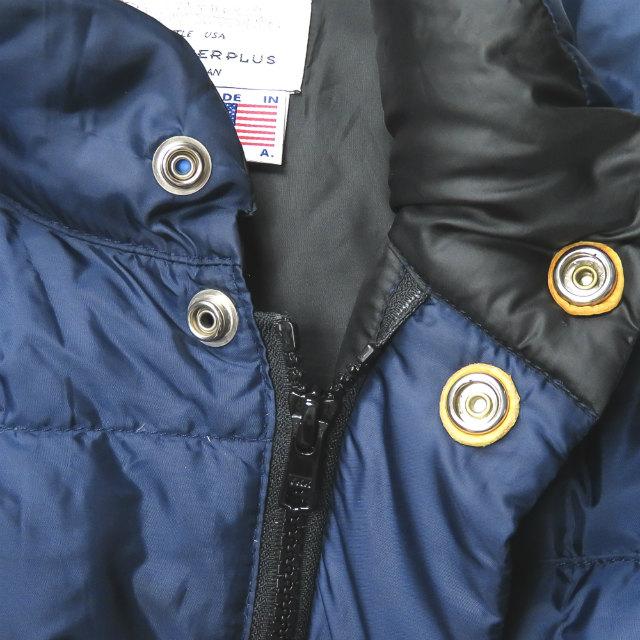 ヘッドポータープラス クレセントダウンワークス HEAD PORTER PLUS x Crescent Down Works 別注 アメリカ製 DOWN VEST ナイロン ダウンベスト M ネイビー |  | 04