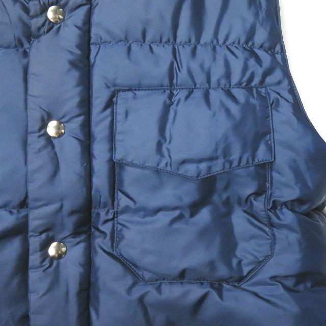 ヘッドポータープラス クレセントダウンワークス HEAD PORTER PLUS x Crescent Down Works 別注 アメリカ製 DOWN VEST ナイロン ダウンベスト M ネイビー |  | 06
