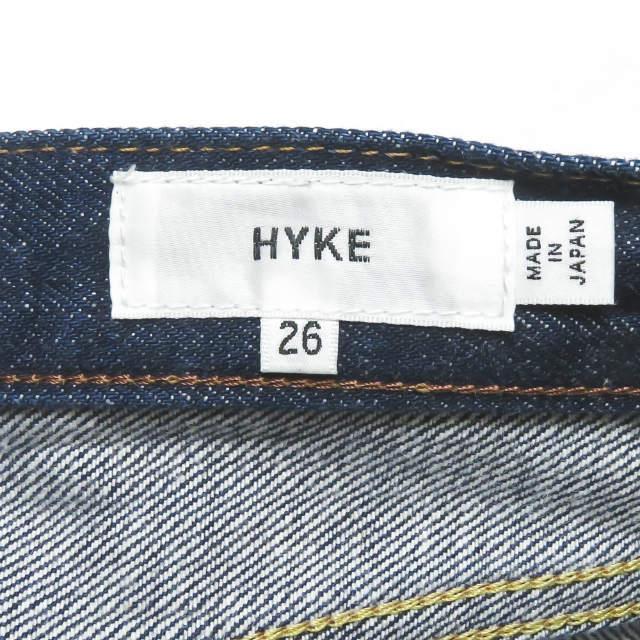 ハイク HYKE 日本製 TIGHT SLIM DENIM タイトスリムデニムパンツ 26 インディゴ ジーンズ 5P ジップフライ レディース ボトムス |  | 02
