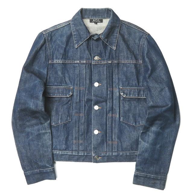 アーペーセー A.P.C. 日本製 2nd デニムジャケット S インディゴブルー