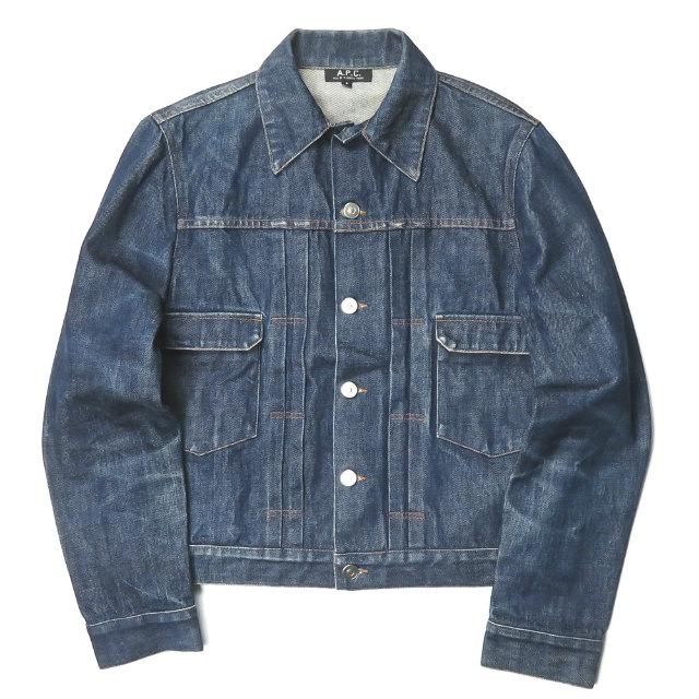 アーペーセー A.P.C. 日本製 2nd デニムジャケット S インディゴブルー Gジャン セカンド アウター :j3379:LOOPヤフー