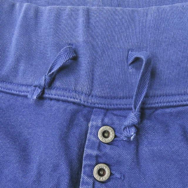 キャピタル KAPITAL 日本製 キャンバス ヌーベル乗馬ショートパンツ 2/M ブルー サルエル ピエロ ショーツ クロップド フェルトパッチ ボトムス |  | 03