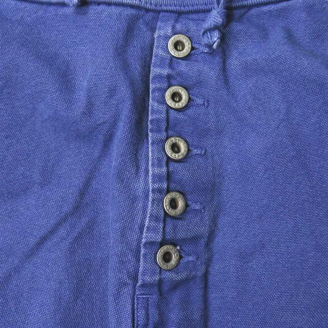 キャピタル KAPITAL 日本製 キャンバス ヌーベル乗馬ショートパンツ 2/M ブルー サルエル ピエロ ショーツ クロップド フェルトパッチ ボトムス |  | 04