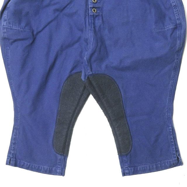 キャピタル KAPITAL 日本製 キャンバス ヌーベル乗馬ショートパンツ 2/M ブルー サルエル ピエロ ショーツ クロップド フェルトパッチ ボトムス |  | 06