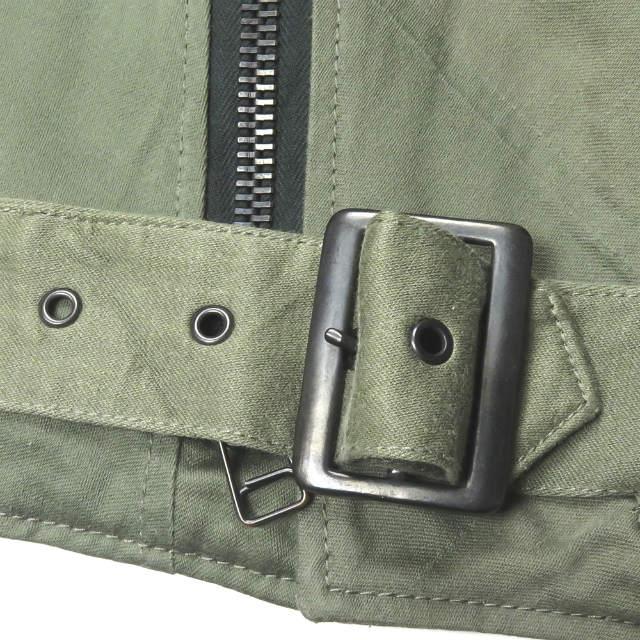 インク ink 日本製 Remake Riders Vest リメイクライダースベスト M オリーブ ジレ フランス軍 F2ジャケット 解体 再構築 ミリタリー トップス |  | 07