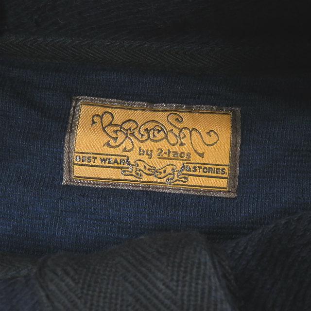 BROWN by 2-tacs ブラウンバイツータックス 日本製 Inlay yacht parka インレーヨットパーカー B7-J003 S ネイビー スウェット j3489 |  | 02