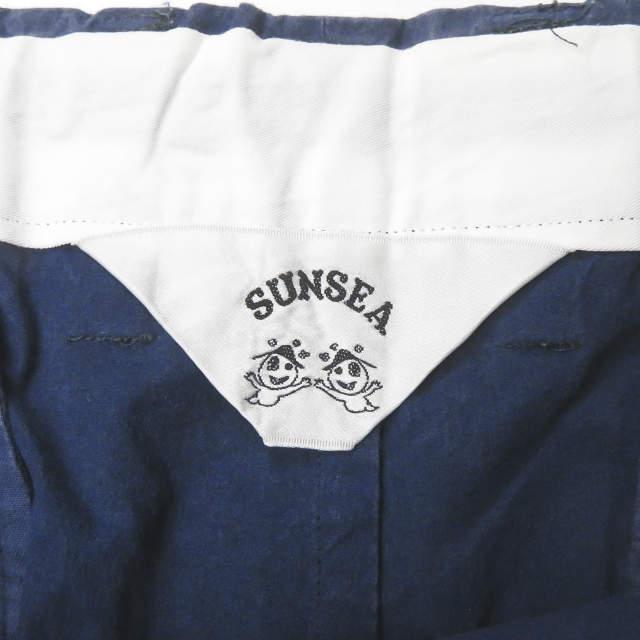 SUNSEA サンシー 日本製 Sound Cotton Pants サウンドコットンパンツ SNS-15S41 2 ネイビー イージー ワイド テーパード ボトムス j3571 |  | 02