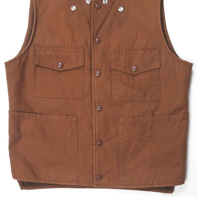 TENDERLOIN テンダーロイン 日本製 T-DUCK VEST 裏ボア ダックベスト S ブラウン ジレ トップス j3590 |  | 06