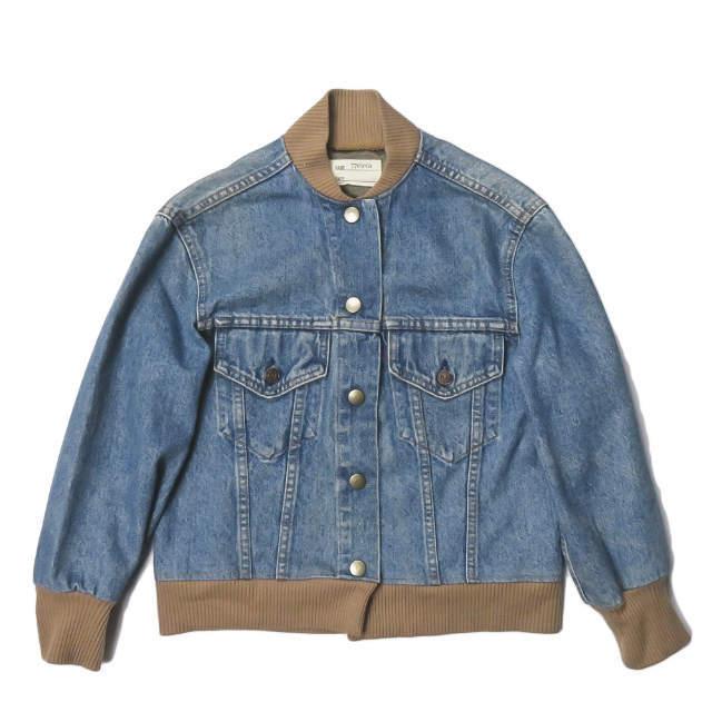 77circa/wide nylon jacket/再構築/リメイクブルゾン