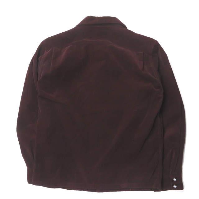 TENDERLOIN テンダーロイン 日本製 T-CORDUROY SHT コーデュロイオープンカラーシャツ XS バーガンディ 長袖 ロゴ刺繍 トップス j3649 |  | 01