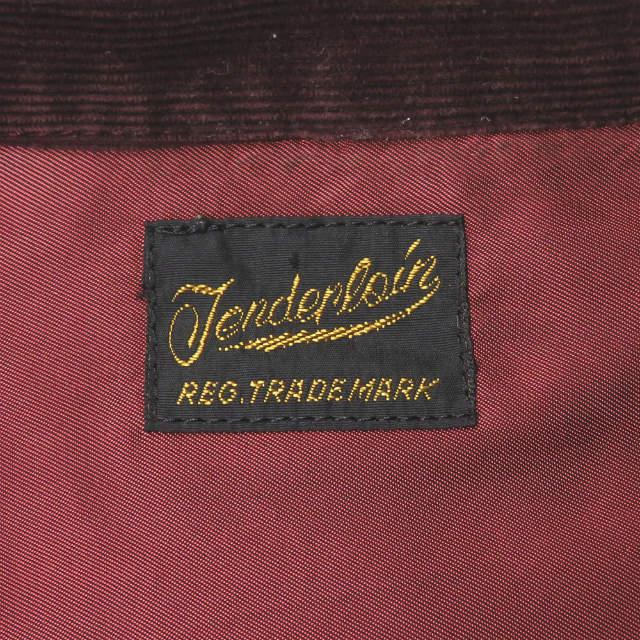TENDERLOIN テンダーロイン 日本製 T-CORDUROY SHT コーデュロイオープンカラーシャツ XS バーガンディ 長袖 ロゴ刺繍 トップス j3649 |  | 02