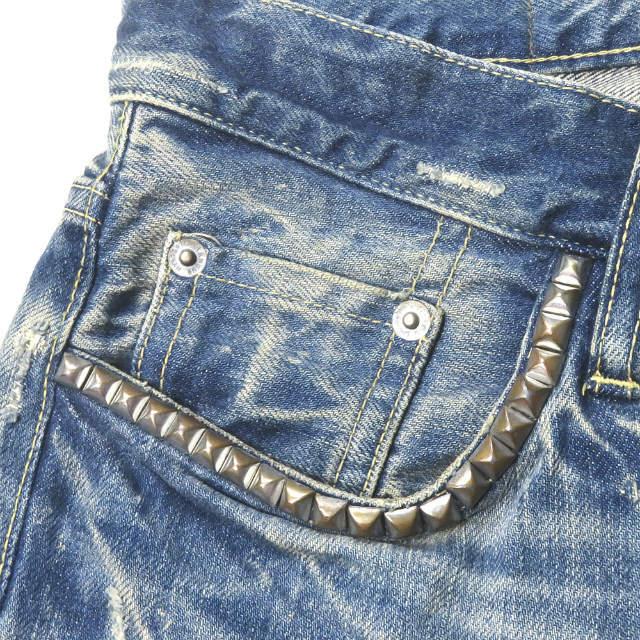 オープニング大セール】 ヒステリックグラマー SP加工Sデニム サイド オープニング大セール】 ヒステリックグラマー SP加工Sデニム サイド